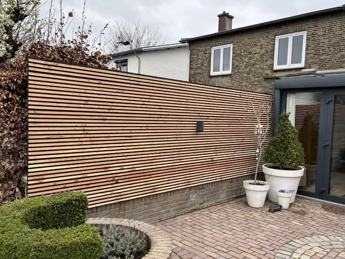 Douglas Rhombusprofielplank Triple 2.5 x 14 cm (25 x 140 mm) Zwart - Lengte 500 cm - Afbeelding 10